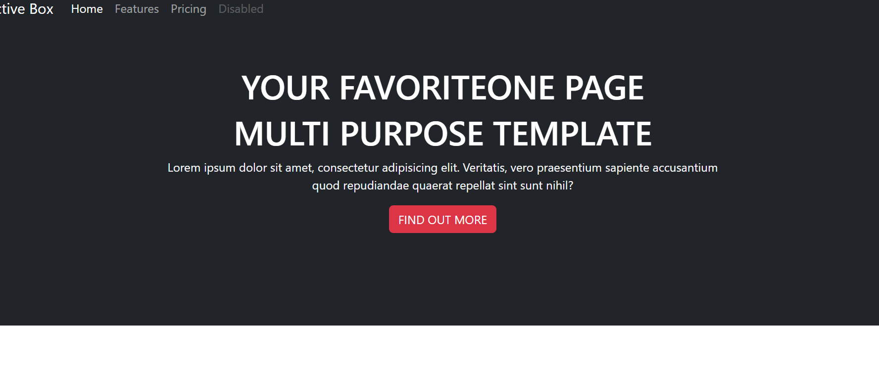 Landing Page